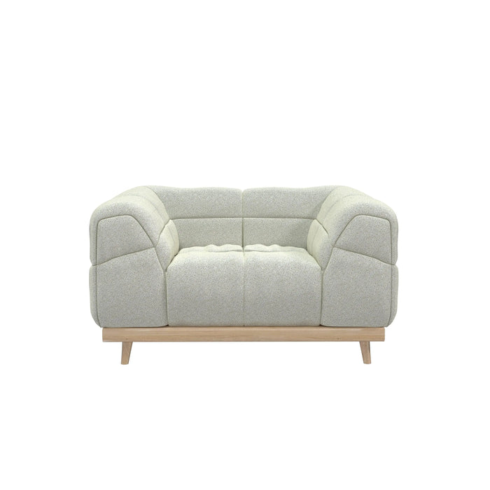 San Marino one Seater Cloud Fabric sofa + Removable Sofa Cover HyPrim Sectional Sofa