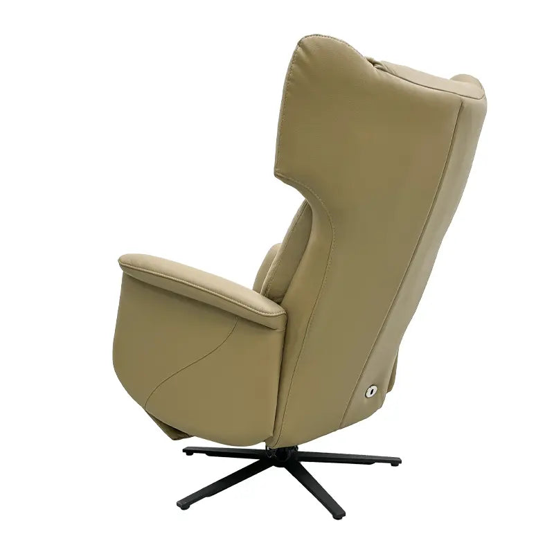 Naples Khaki Nappa Leather Power Recliners - HyPrim