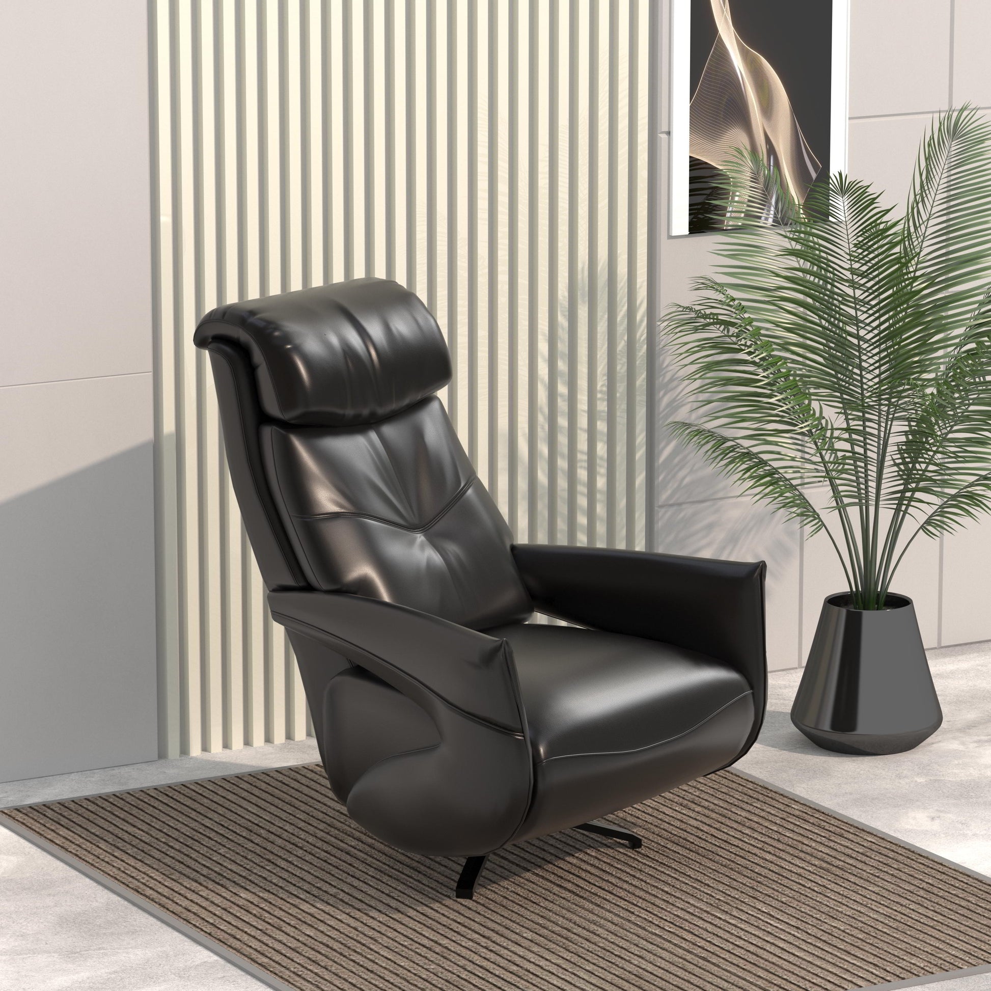 Naples King Chair Leather Recliner HyPrim Power Recliner Chair