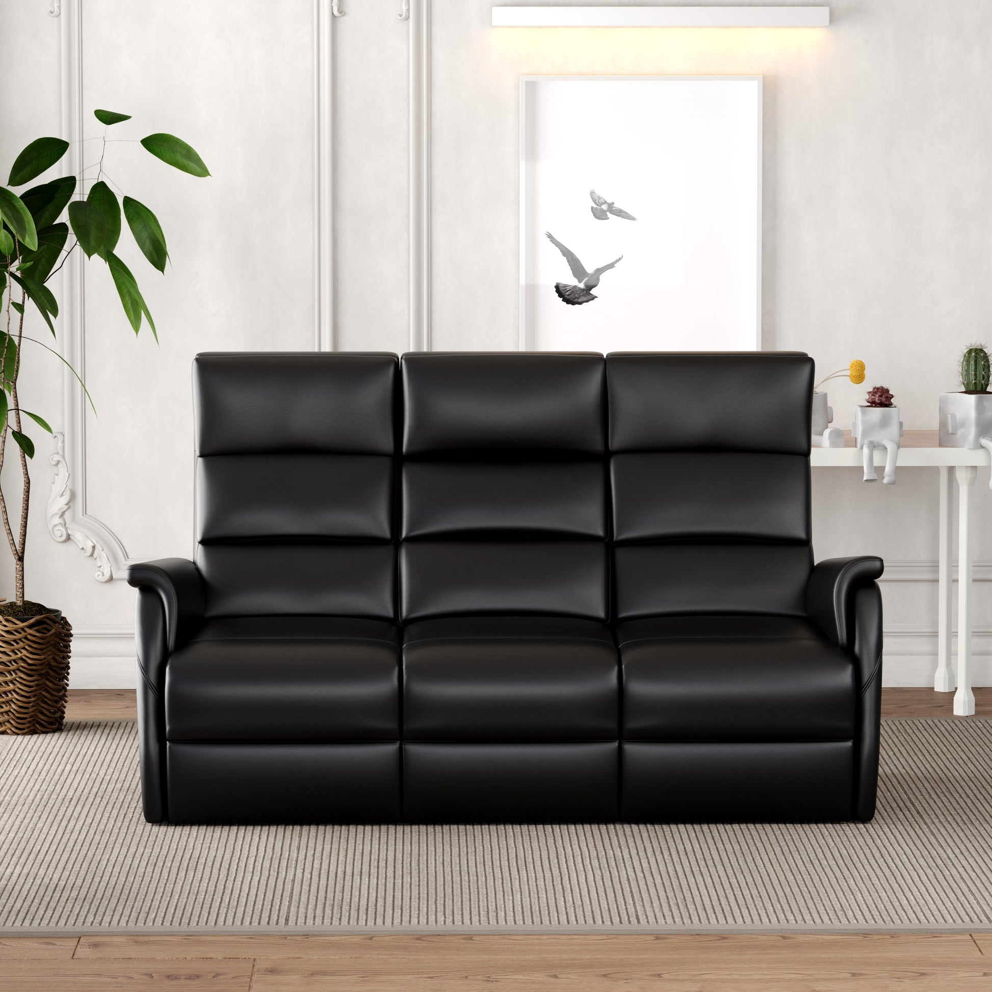 Naples Classic Power Leather Recliners HyPrim Power Recliner Chair