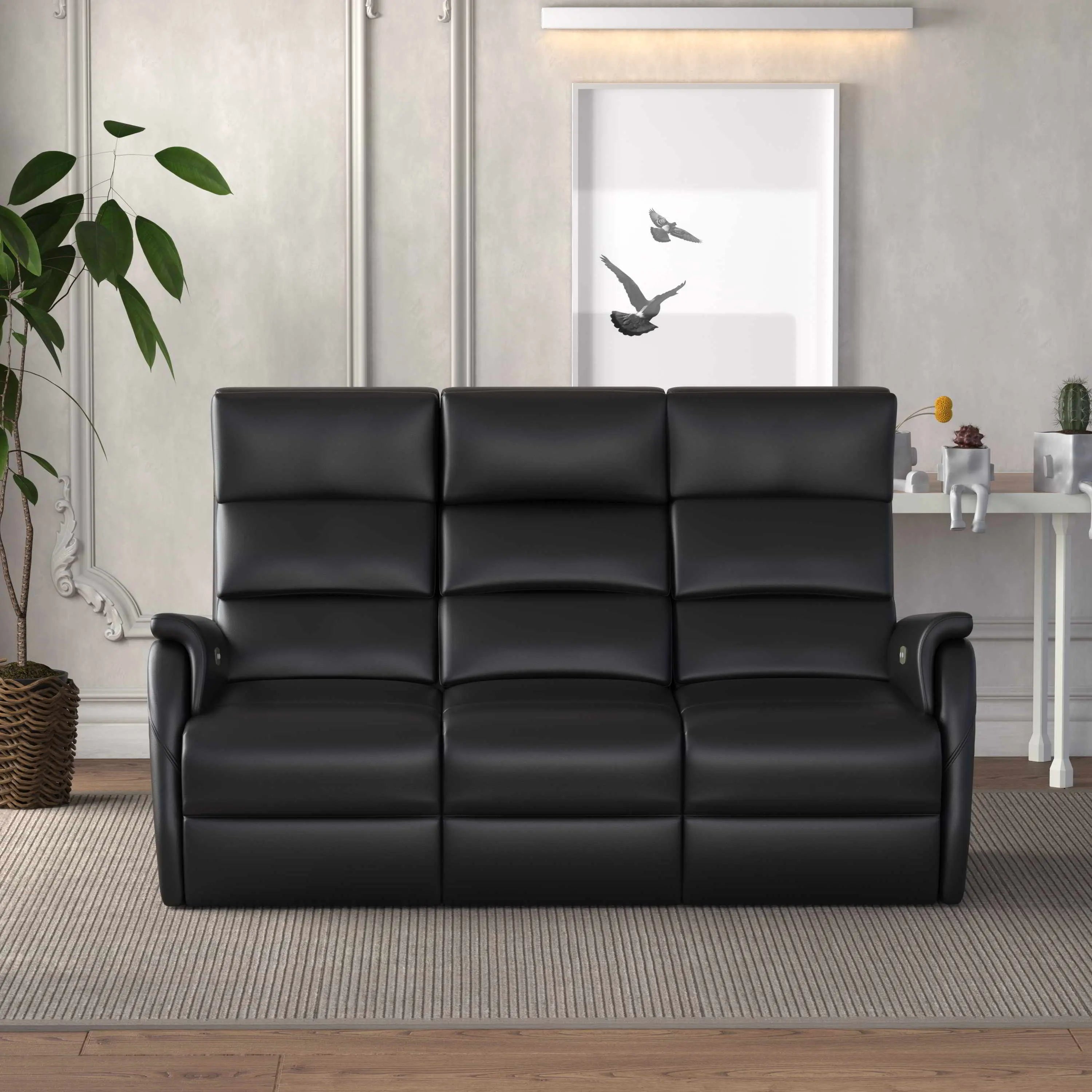 Naples Classic Power Leather Recliners