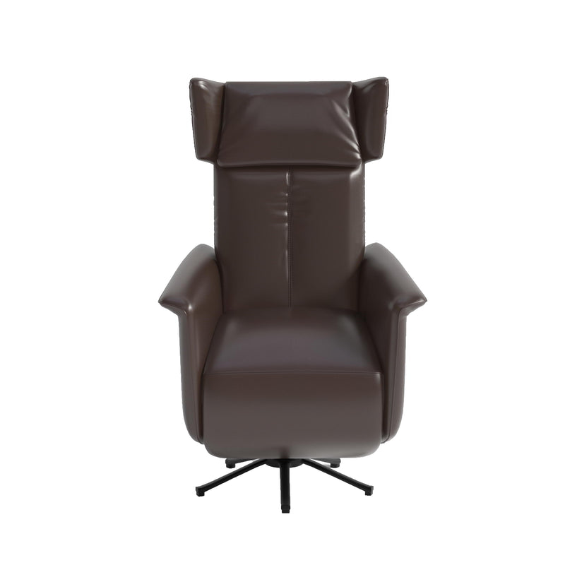 Naples Khaki Napa Leather Power Recliners HyPrim Power Recliner Chair